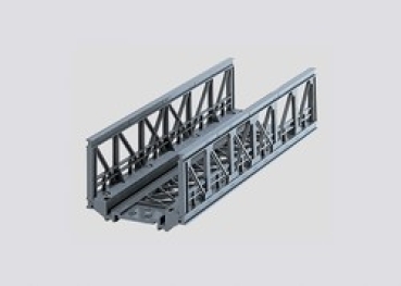 H0 K Gleis Gitterbrücke 180mm
