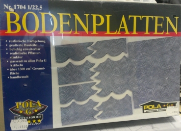 G Geländegestaltung Bodenplatten, handgemalt, 1300c m2, etc....................