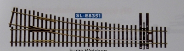 H0 Bahnausstattung Gleis Code 83 Weiche rechts 211mm R 660 11,4°