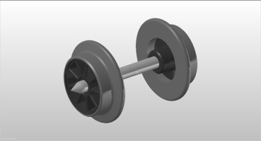 H0 Ersatzteile NPE Einfachspeiche 10mm, schwarz, schmal, spitzengelagert, etc.................