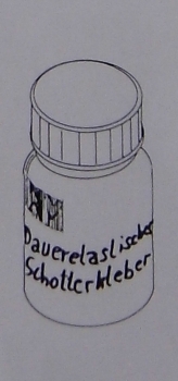 Bahnausstattung Peco Gleis- Schotterkleber elest. 500ml