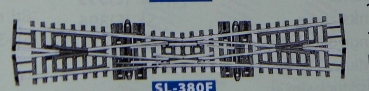 N Gleis Code 55, Kreuzungsweiche ( EKW ) einf., Holzschwelle, 154mm,  R 511 10°, etc..........................................................................