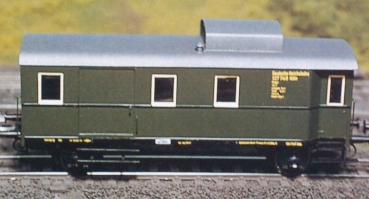 H0 Bahnausstattung D DRG DB Güterzugbegleitwagen Pwgs 36/ 41 , mit Dachkanzel,  2A,  Ep.II, III, IV,  NEM Radsatz