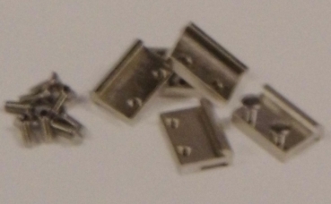 G Gleismaterial Schienenverbinder 15mm vernickelt, St. 50x, etc...............................................................................................