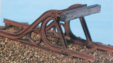 H0 Bahnausstattung D BS MS Prellbock Länderbahn Profilhöhe 2mm