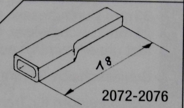 elektr. Flachstecker- Isalationstülle für 2070/ 2071 schwarz, St.20x