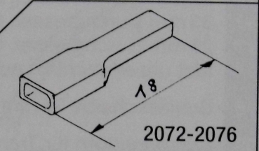 elektr. Flachstecker- Isalationstülle für 2070/ 2071 gelb, St. 20x