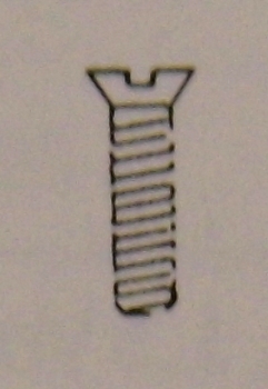 Schraube Senkkopfschraube MS,  DIN 963,  1,6mmx 3mm, St.10x