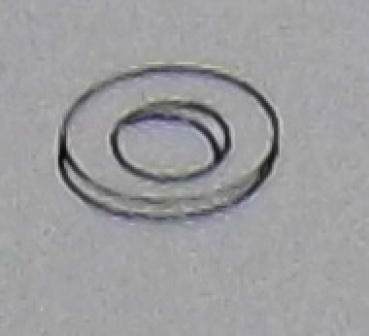 Unterlegscheibe  Messing- Unterlegscheibe  0,3mm dick, M 1,6mm, st.10x