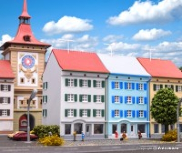 Z Gebäude Stadthaus mit Ladengeschäft, 2x, L=4,2x 5,6x 8,5cm, etc................................................................