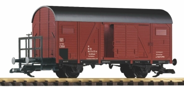 G D DB Güterwagen ged., mit Bremserbühne, braun, 2A, Ep.IV, L=386mm, R=600mm, etc...........................................................................