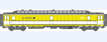 H0 OCEM Postwagen 4A Ep.IV gelb