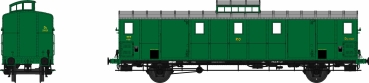 H0 SNCF Gepäckwagen 2A Ep.II grün mit Dachausblick