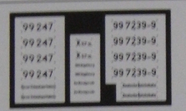 H0e m Bahnausstattung D HSB DR PRI BS NS Dampflokomotive BR 99 247, 99 7239- 9,  1 E 1