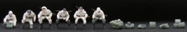 H0 mili Figur DR WM Figur Kradschützen Winter, etc.................................