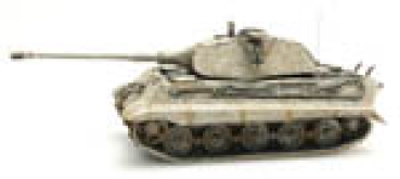 H0 mili D DR WM Panzer Tiger II Porsche gelb Wintertarnung