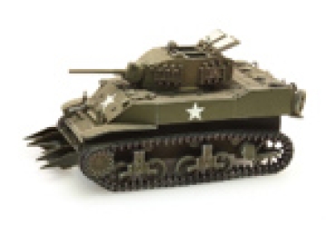 H0 mili USA US Panzer M5A1 Hedgerow Cutter, etc...............