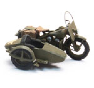 H0 mili USA US Motorradgespann Liberator + sidecar, etc..........................