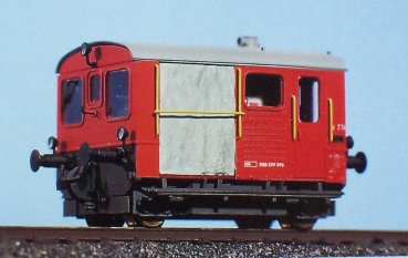 H0 Bahnausstattung CH SBB BS MS WM Schienentraktor Tm II, rot, Mabuchi- Motor