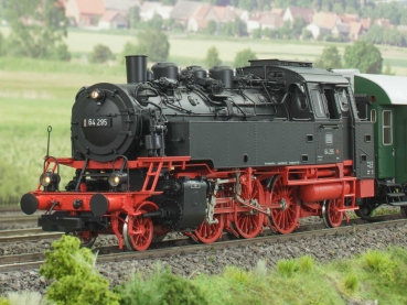 0 D DRG Dampflokomotive BR 64 268, 1C1, Ep.II, mit Sound und Rauchgeneratur,  Spitzenlichter 2,  L= 276mm, etc.....................................................................................