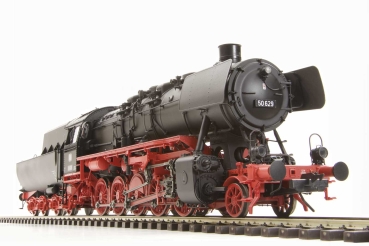 0 D DB Dampflokomotive BR 50 629, 1E, Ep.III,  Wannentender, domig 4, Spitzenlicht 3, etc................................................................................................