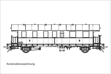 0 A ÖBB Personenwagen ( Donnerbüchse ), Kl. 1/ 2, 2A, Ep.III, tannengrün, RAL 6009, etc..................................................................................