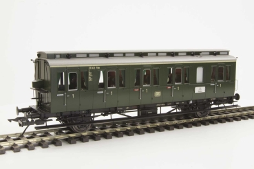 0 D DB Preußischer Abteilwagen B  Pr 21, 21012,  2A, Ep.IIIb, grün, etc........................................................................................................................