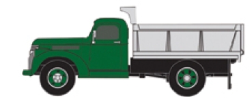 H0 USA LKW Chevy Stake Brewster Green Cab