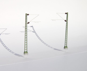 N D DB Oberleitung Gittermast mit Ausleger 1959 1 A 1 1 B 1