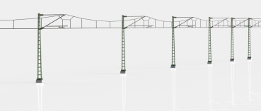 N D DB Fahrdraht Re 160L 200mm 5x