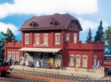 H0 Bahngebäude BS Bahnhof Kleckersdorf, L= 31x 10,3x 13,5cm, etc..........................................................................