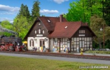 H0 Bahngebäude BS Bahnhof Laufenmühle, L= 27,2x 16,3x 12cm, etc..............................................................................