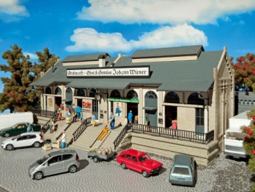 H0 Gebäude BS Großmarkthalle, L= 38x 16,5x 13,5cm, etc................................................................................