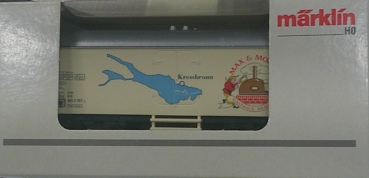 H0 mär D DB Güterwagen ged., Bierwagen " Max &  Moritz, Kressbronn ", 2A, etc......................................................