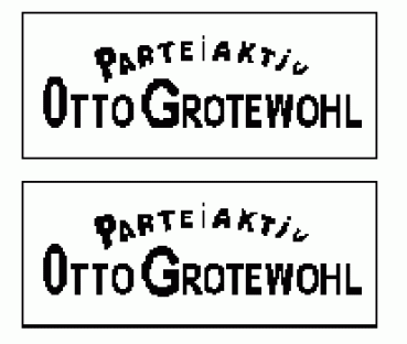 G D DR Zubehör Schild DR MS Paar Parteiaktiv Otto Grodewohl