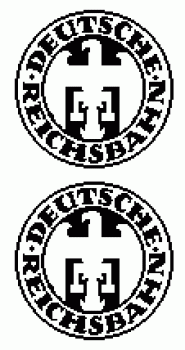 TT D DRG Zubehör Schild Postadler Deutsche Reichspost