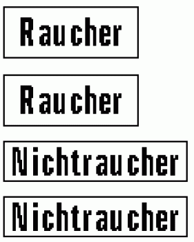 N D DR Zubehör Paar Nichtraucher Raucher