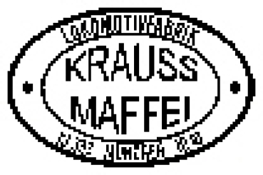 0 D DR Zubehör Schild Paar Kraus Maffei rund