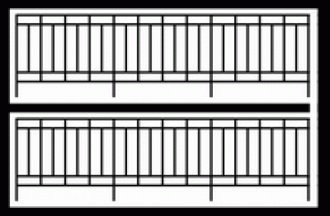 H0 D Zubehör Ätzteile Zaunsfeld Geländer 660x 14mm
