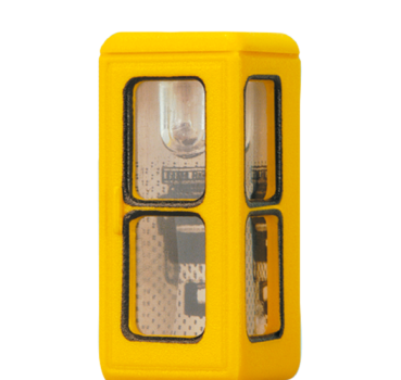 N Geländegestaltung Telefonzelle Typ FEH 78, beleuchtet, Ep.IV, H= 14mm, Ersatzleuchtmittel 3268