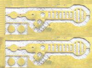 G D DR Zubehör Ätzteile Signalflügel sächs. 2x einfl.