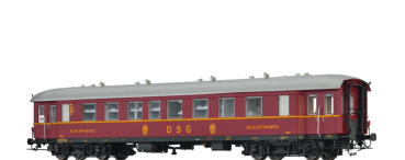 H0 D DSG Schlafwagen WL4Ü- 36/ 50, 19 105, 4A, Ep.III, L=239,8, Inneneinrichtung, rot