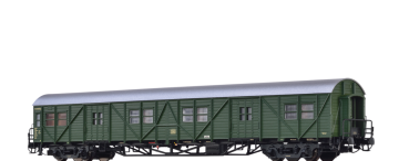 H0 D DB Gepäckwagen MDW41, 113 993 Stg, 4A, Ep.III, L=264,5mm, Inneneinrichtung, grün