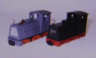 H0e D Deutz Feldbahndiesellokomotive, 2A, Ep.Ia, schwarzgrau, mit Motor
