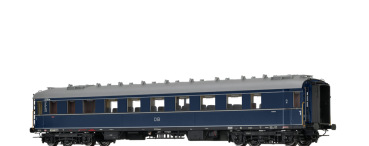 H0 D DB Schnellzugwagen B4üe-28/ 52, 10 706 Han,  Kl.2, 4A, Ep.III, L=270mm, Inneneinrichtung,  blau