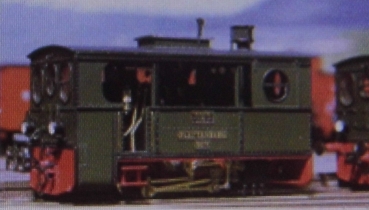 H0m D PRI Dampflokomotive PLETTENBERG Ep.III schwarz rot