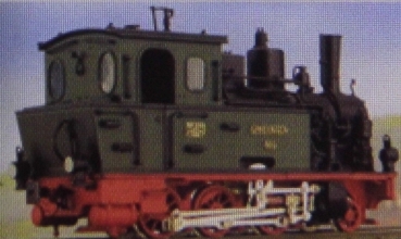 H0m D Pri DR Dampflokomotive BR 99 5633 Ep.III IV Spreewald grün
