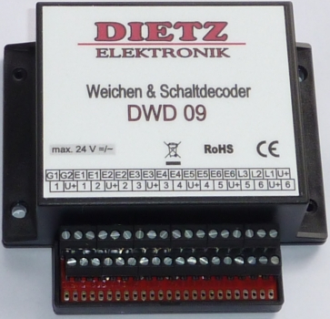 elektro d Universal- Weichendecoder DCC Weiche 6