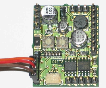 elektro d Anschlußplatine für Servos