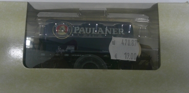 H0 Roco D DB Bierwagen mit Bremserbühne, blau, 2A, Ep.III, " Paulaner ", etc.....................................................